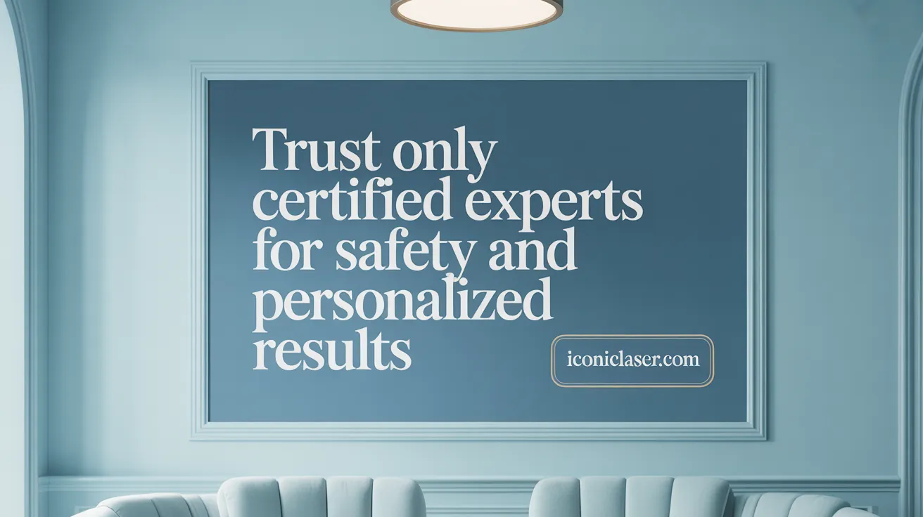 Trust Only Certified Experts for Safety and Personalized Results