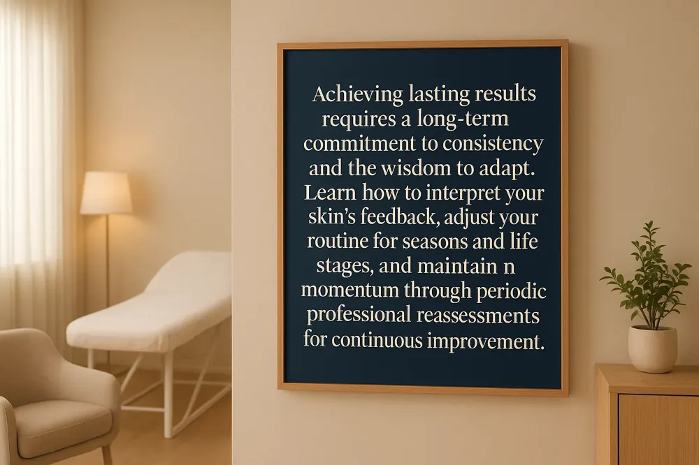 Achieving lasting results requires a long-term commitment to consistency and the wisdom to adapt. Learn how to interpret your skin's feedback, adjust your routine for seasons and life stages, and maintain momentum through periodic professional reassessments for continuous improvement.