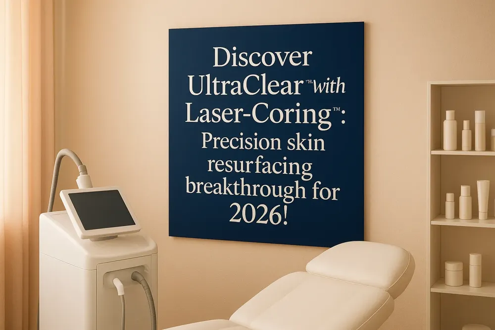 Discover UltraClear™ with Laser-Coring™: Precision skin resurfacing breakthrough for 2026!