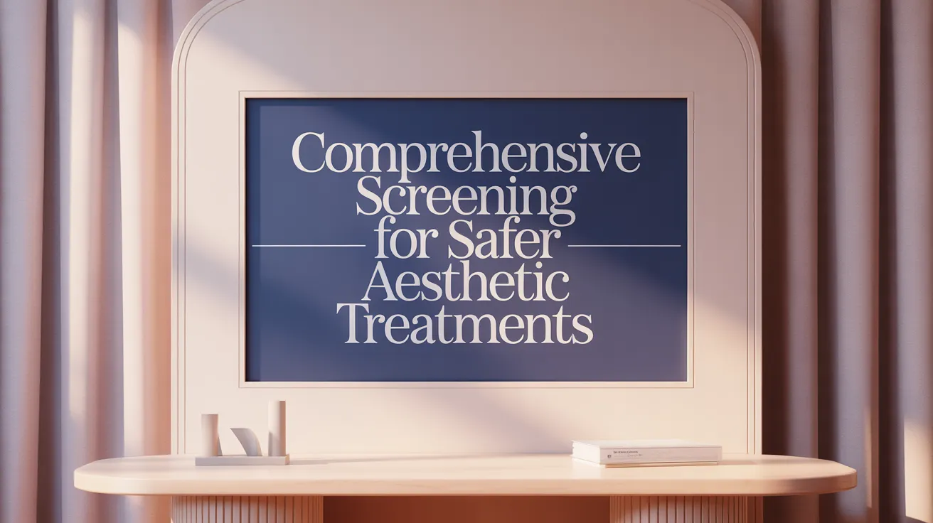 Comprehensive Screening for Safer Aesthetic Treatments