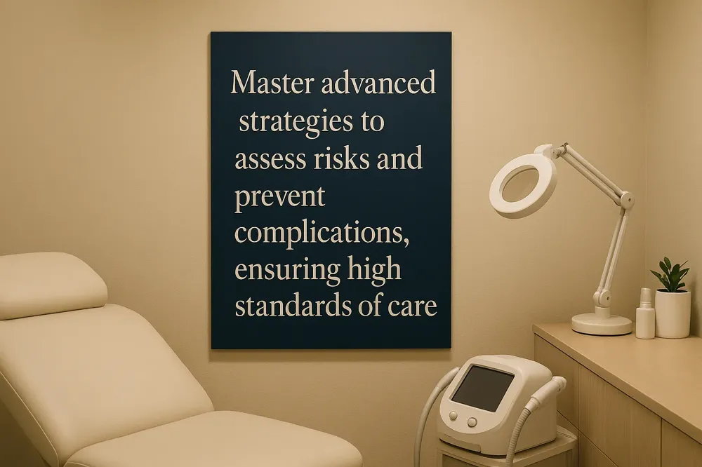 Master advanced strategies to assess risks and prevent complications, ensuring high standards of care.