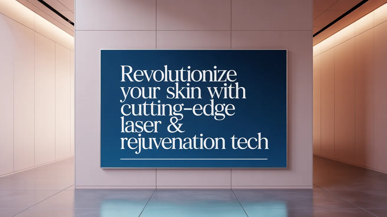 Revolutionize Your Skin with Cutting-Edge Laser & Rejuvenation Tech