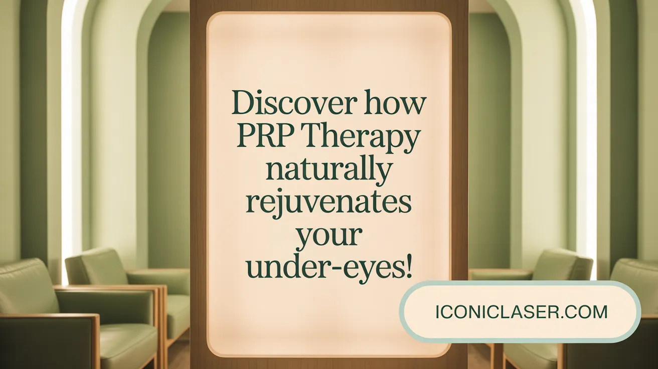 Discover How PRP Therapy Naturally Rejuvenates Your Under-Eyes!