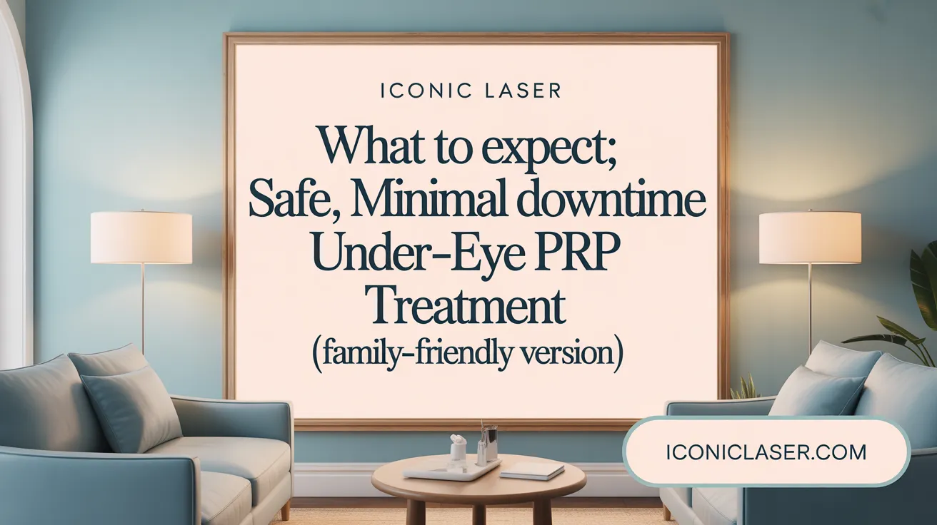 What to Expect: Safe, Minimal Downtime Under-Eye PRP Treatment