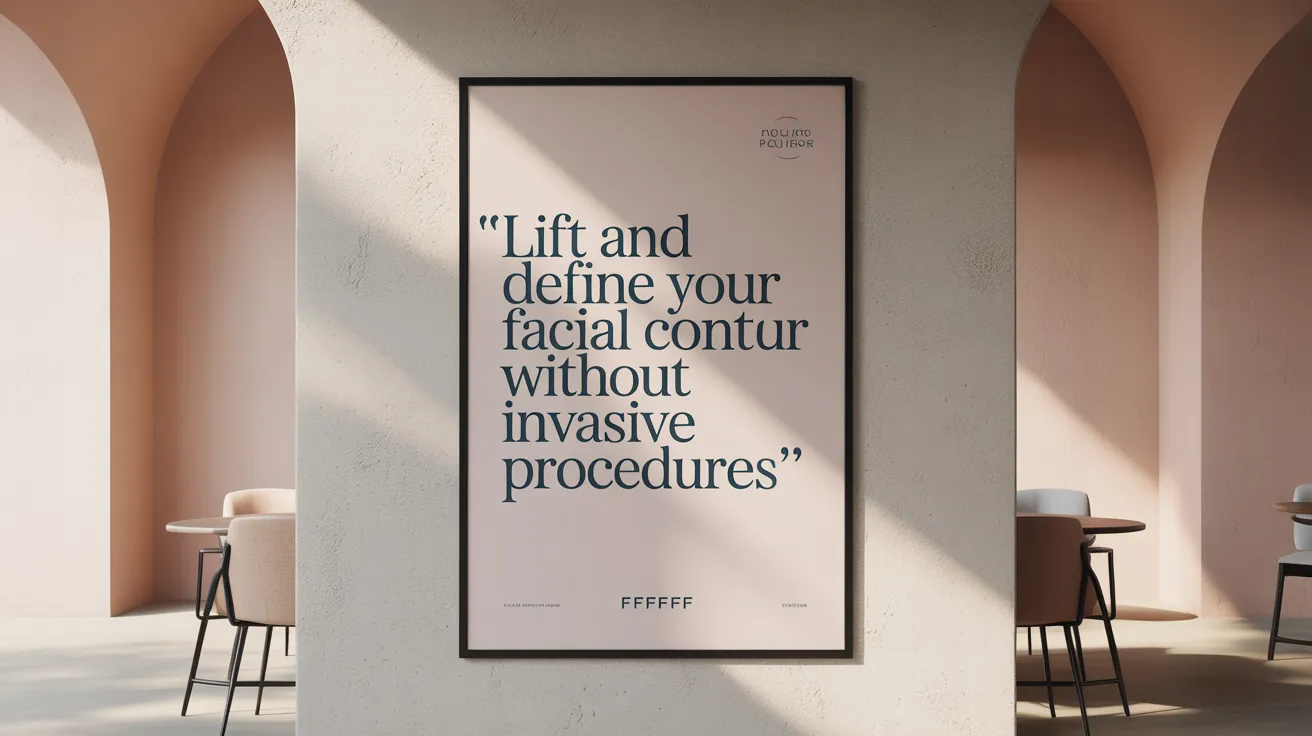 Lift and define your facial contours without invasive procedures