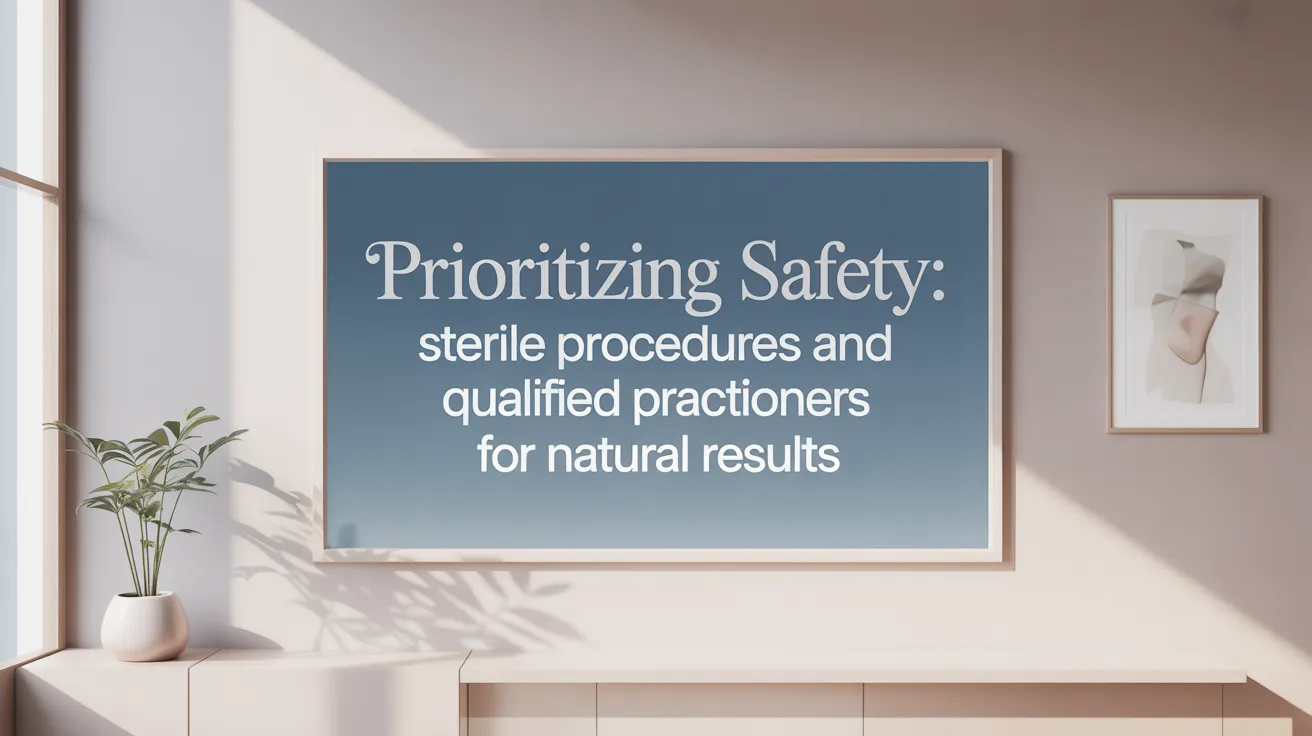 Prioritizing Safety: Sterile Procedures and Qualified Practitioners for Natural Results