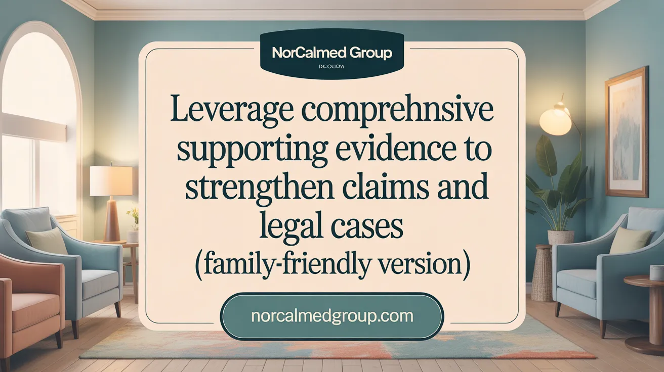 Leverage Comprehensive Supporting Evidence to Strengthen Claims and Legal Cases