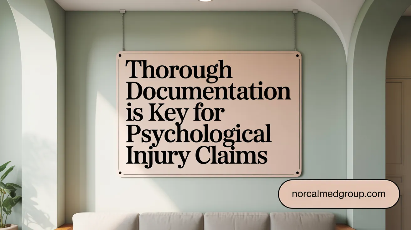 Thorough Documentation is Key for Psychological Injury Claims