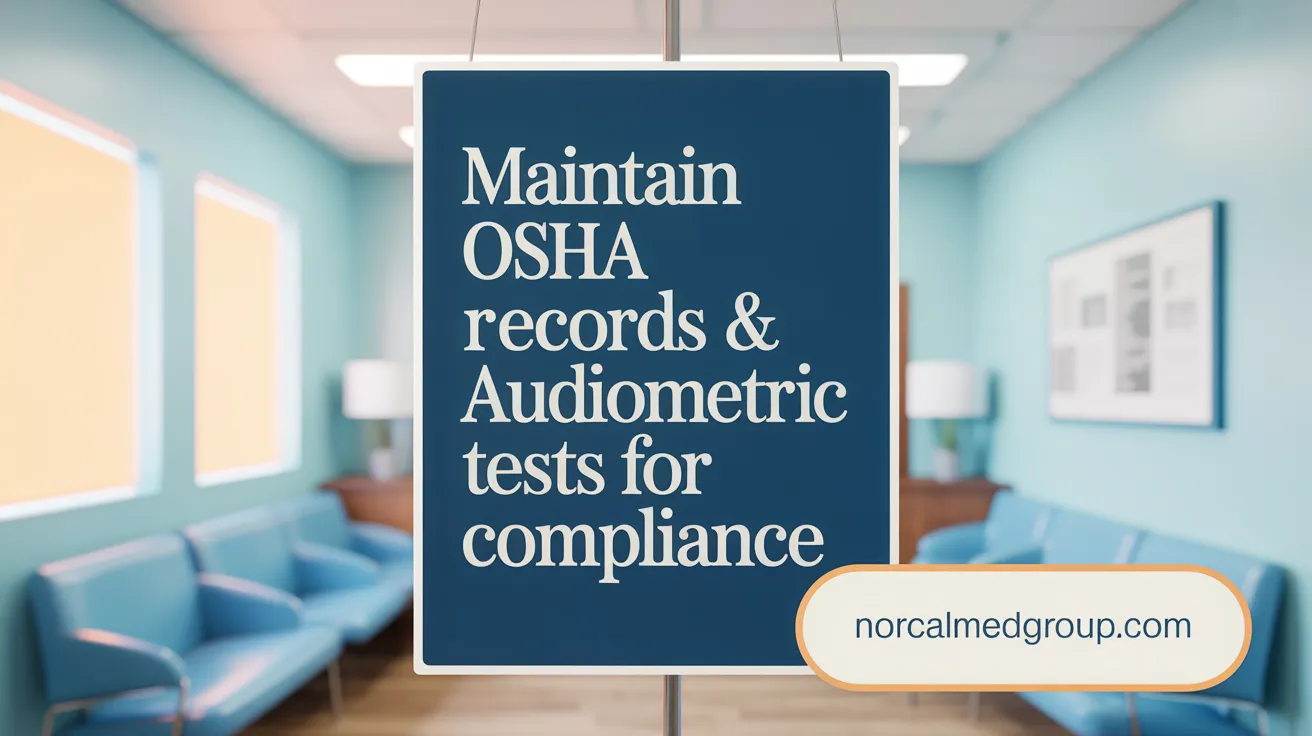 Maintain OSHA Records & Audiometric Tests for Compliance