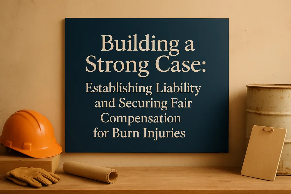Building a Strong Case: Establishing Liability and Securing Fair Compensation for Burn Injuries