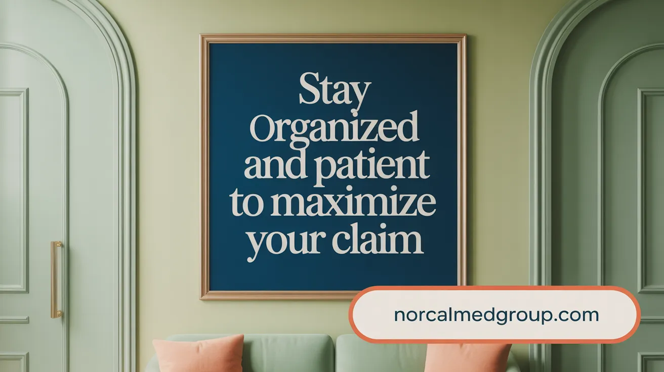 Stay Organized and Patient to Maximize Your Claim