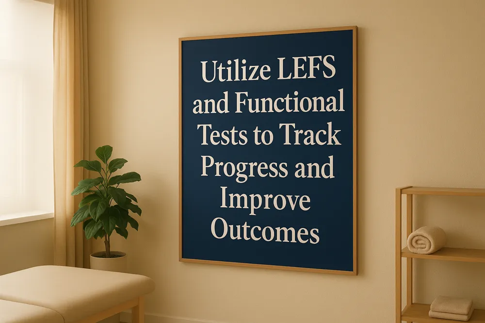 Utilize LEFS and Functional Tests to Track Progress and Improve Outcomes
