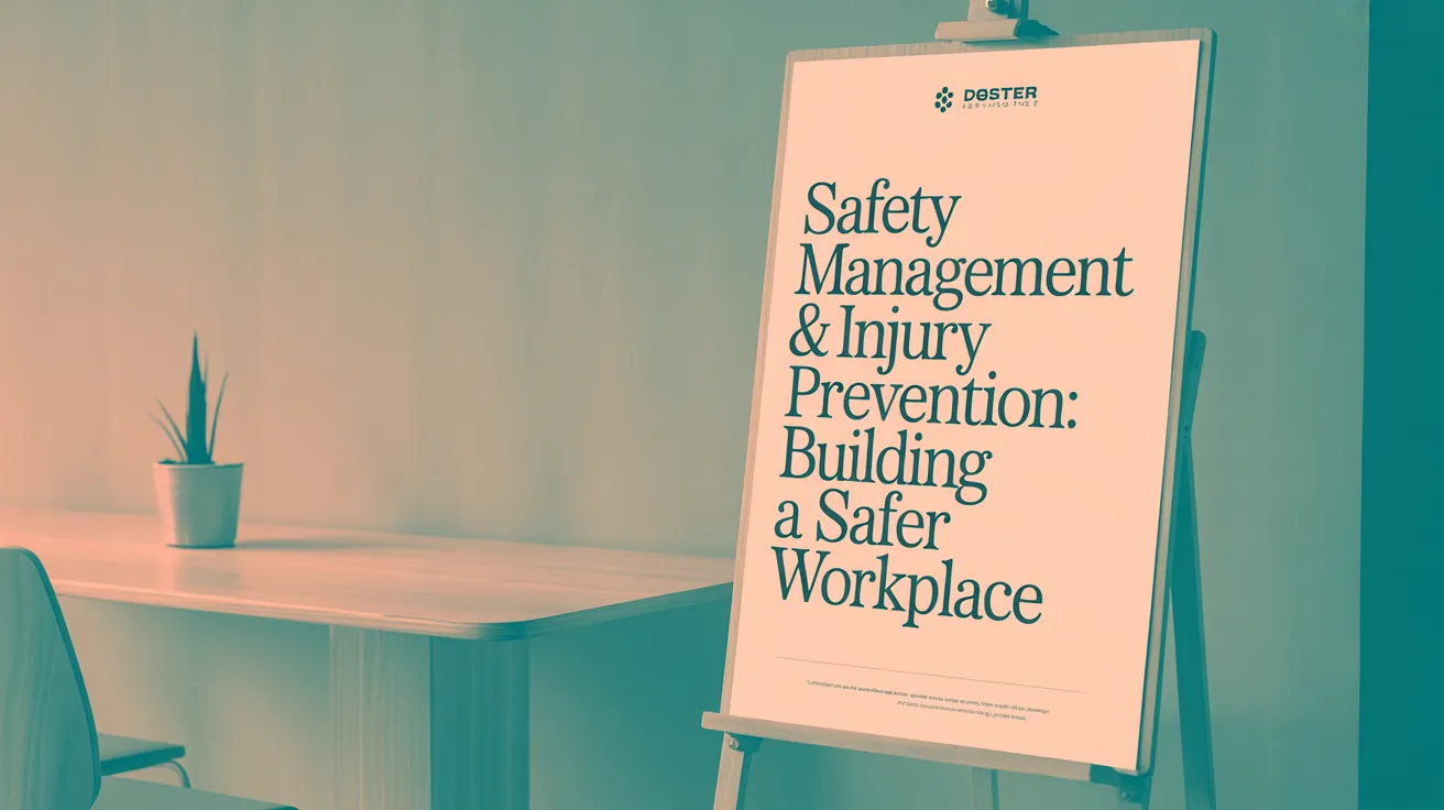 Safety Management & Injury Prevention: Building a Safer Workplace