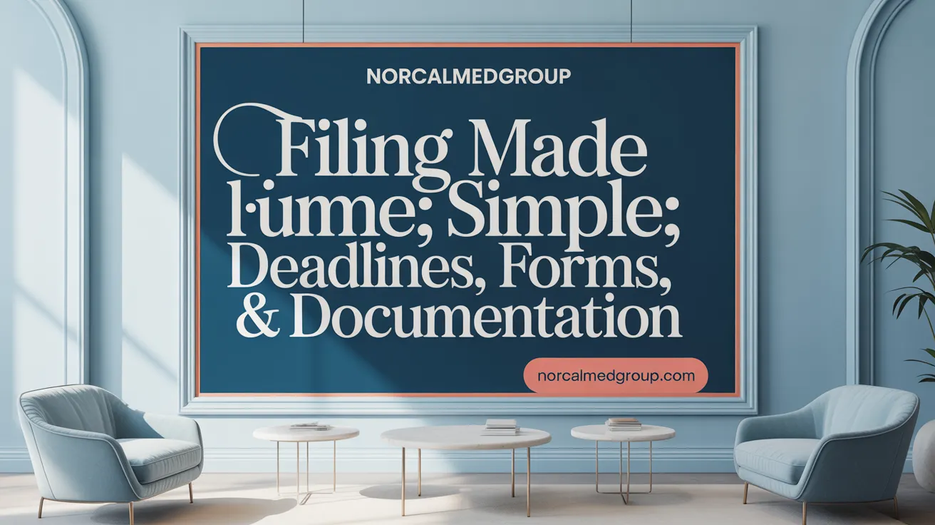 Filing Made Simple: Deadlines, Forms, & Documentation