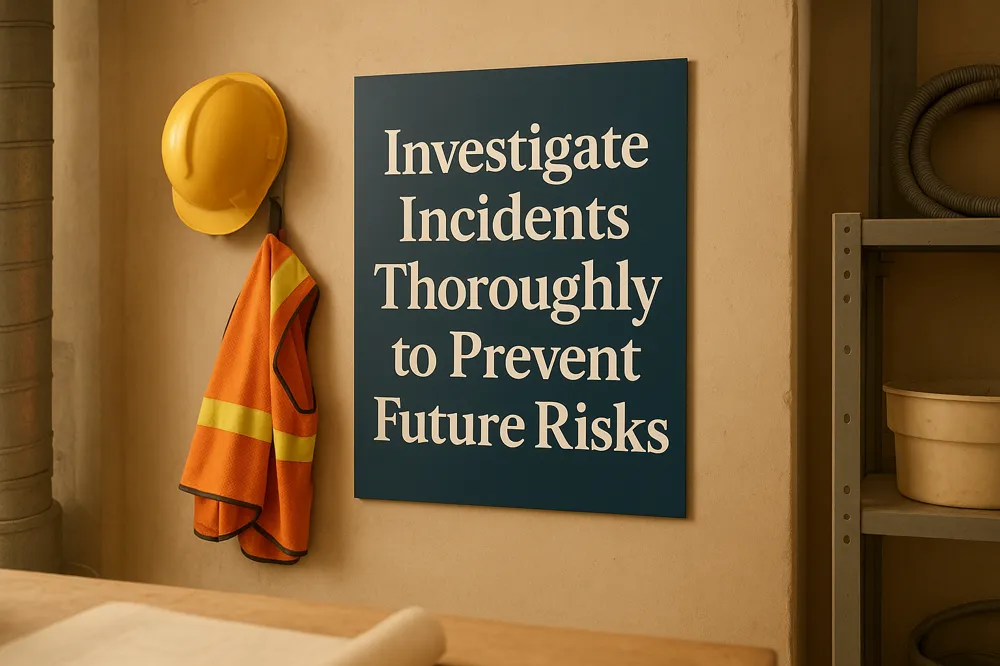 Investigate Incidents Thoroughly to Prevent Future Risks