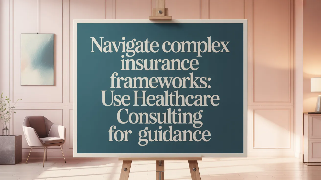 Navigate Complex Insurance Frameworks: Use Healthcare Consulting for Guidance