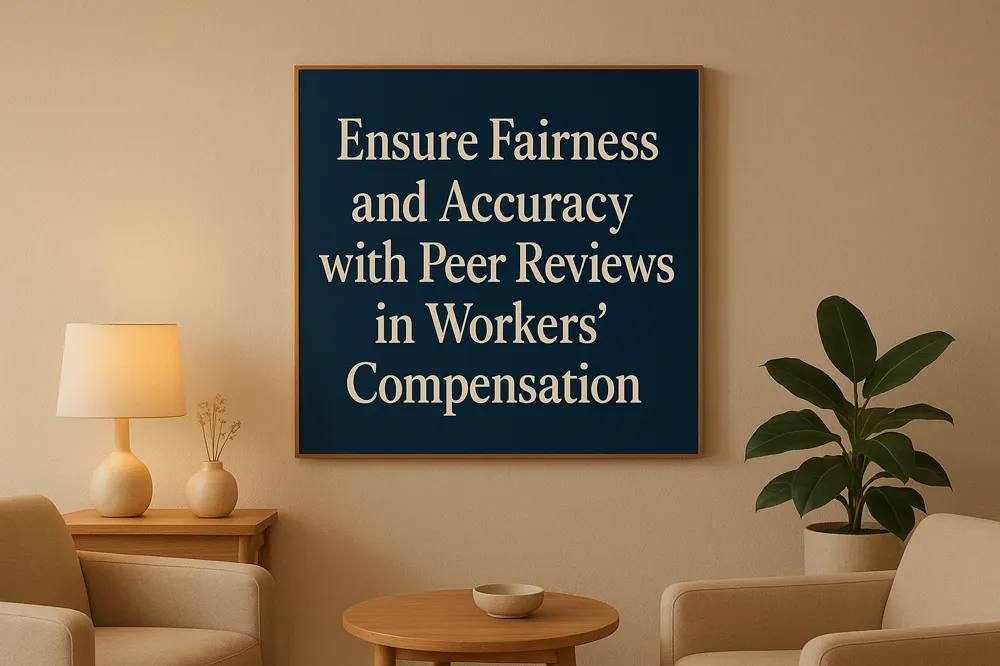 Ensure Fairness and Accuracy with Peer Reviews in Workers' Compensation