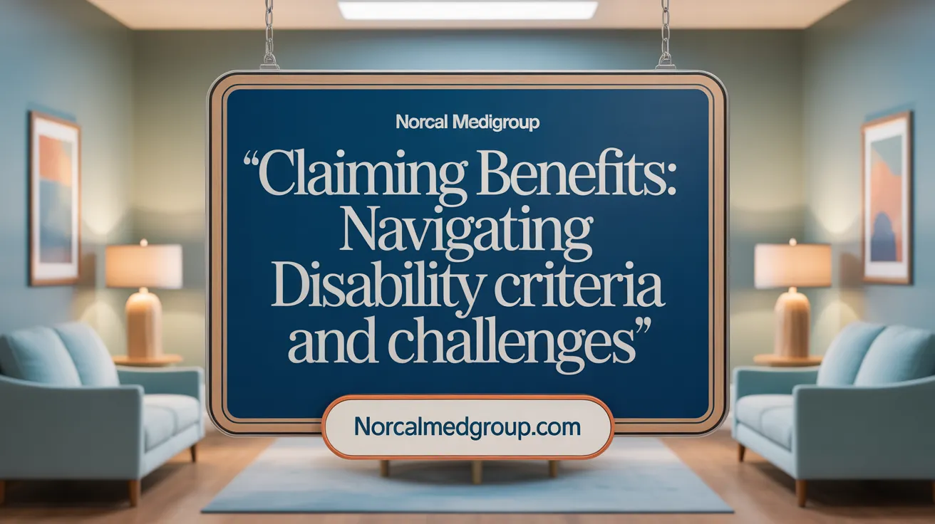 Claiming Benefits: Navigating Disability Criteria and Challenges