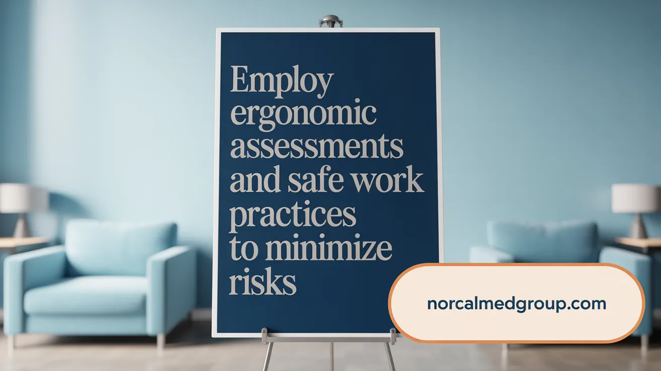 Employ Ergonomic Assessments and Safe Work Practices to Minimize Risks