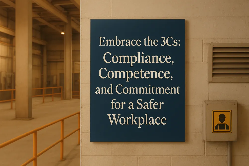 Embrace the 3Cs: Compliance, Competence, and Commitment for a Safer Workplace