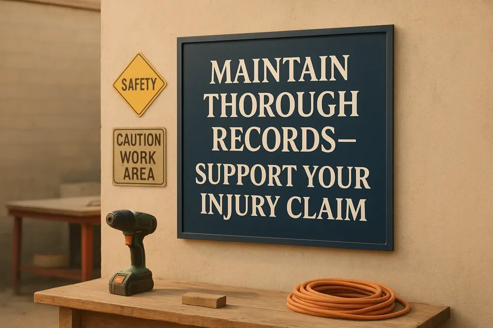 Maintain Thorough Records—Support Your Injury Claim