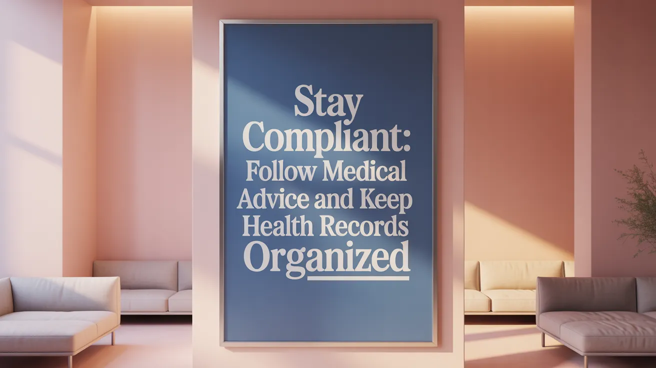 Stay Compliant: Follow Medical Advice and Keep Health Records Organized
