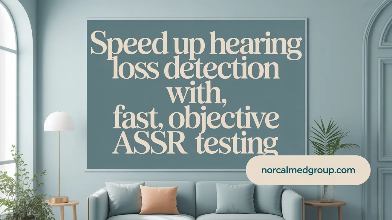 Speed Up Hearing Loss Detection with Fast, Objective ASSR Testing
