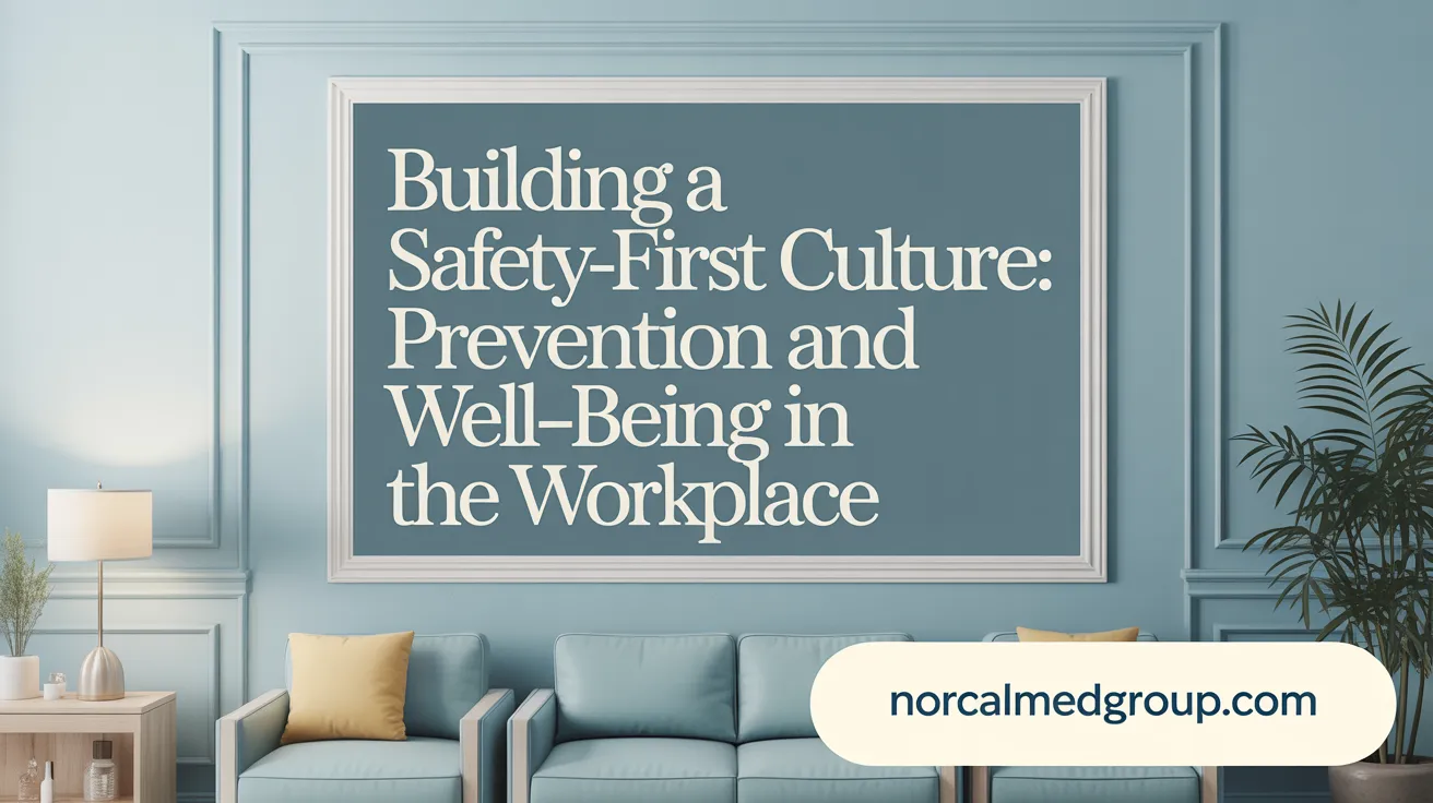 Building a Safety-First Culture: Prevention and Well-being in the Workplace