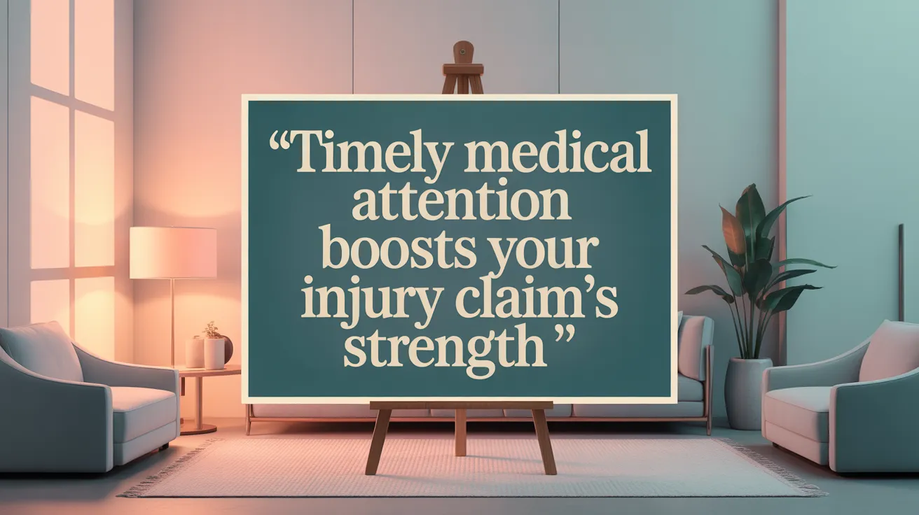 Timely Medical Attention Boosts Your Injury Claim's Strength