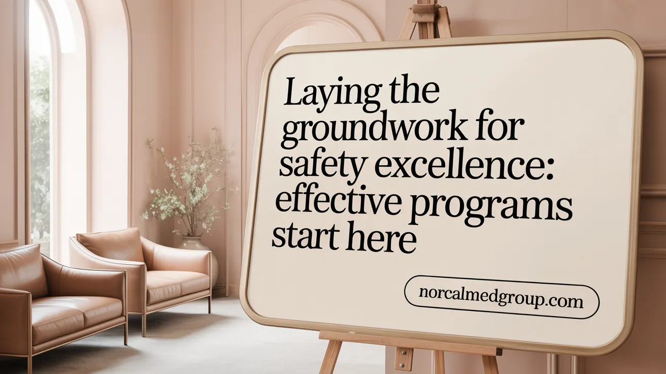 Laying the Groundwork for Safety Excellence: Effective Programs Start Here