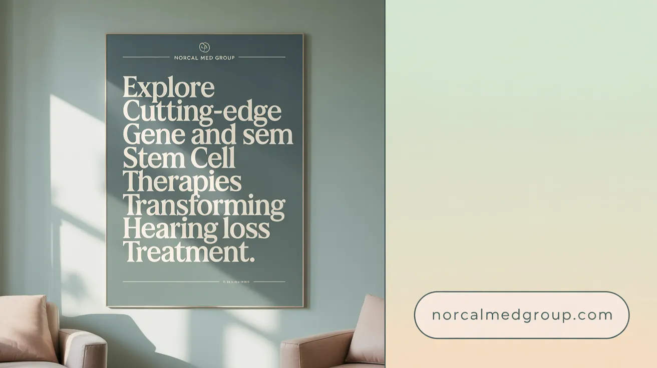 Explore cutting-edge gene and stem cell therapies transforming hearing loss treatment