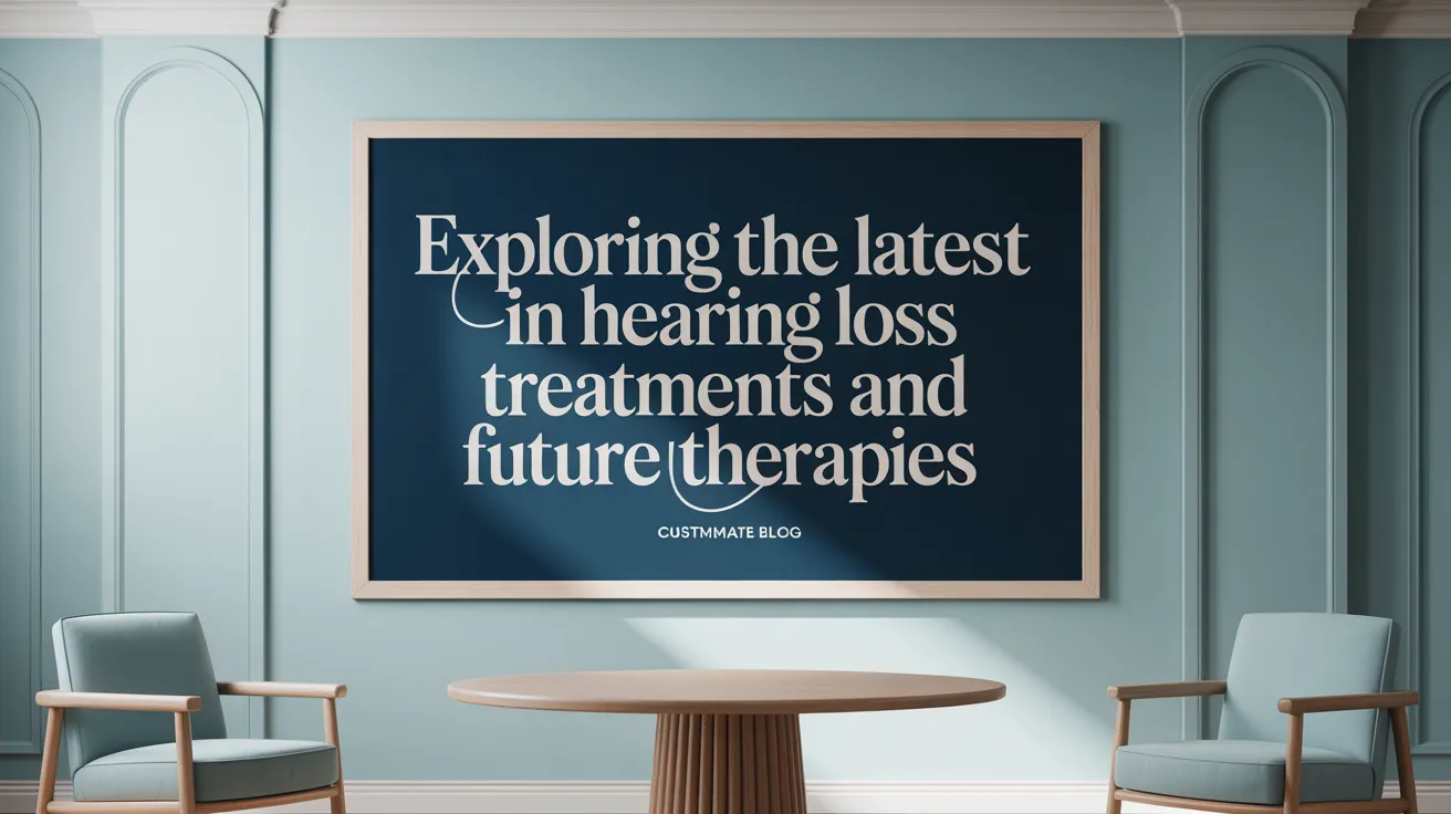 Exploring the Latest in Hearing Loss Treatments and Future Therapies