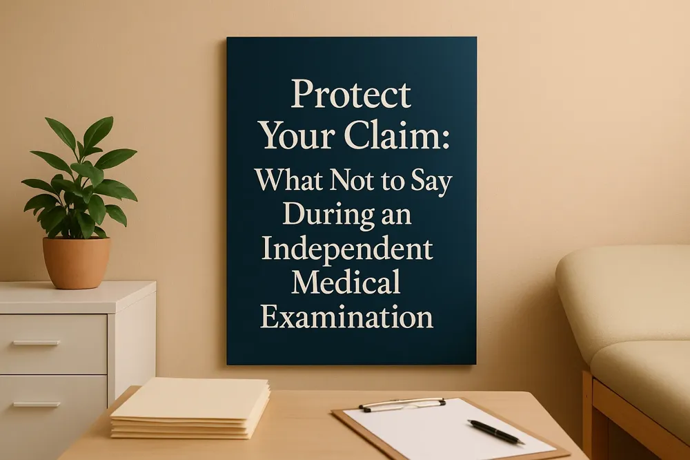 Protect Your Claim: What Not to Say During an Independent Medical Examination