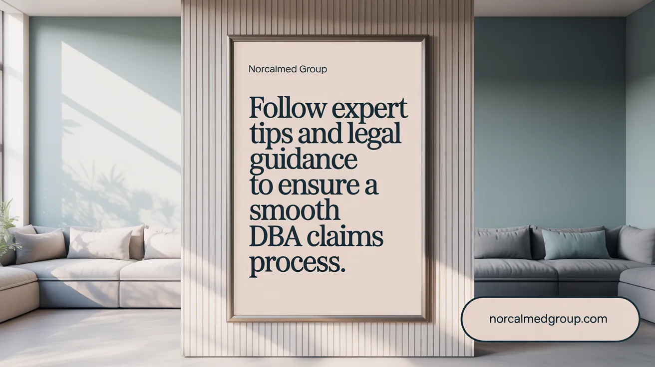 Follow expert tips and legal guidance to ensure a smooth DBA claims process.