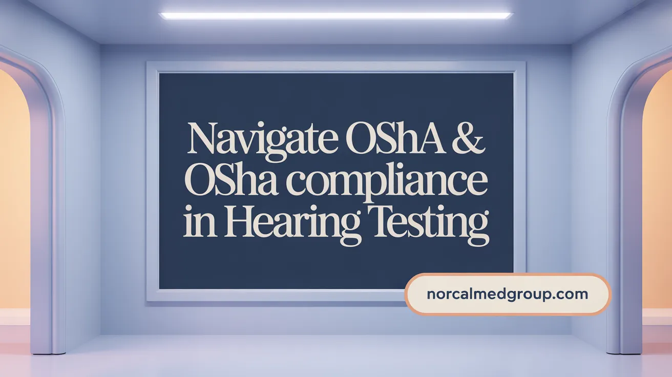 Navigate OSHA & OSHA Compliance in Hearing Testing
