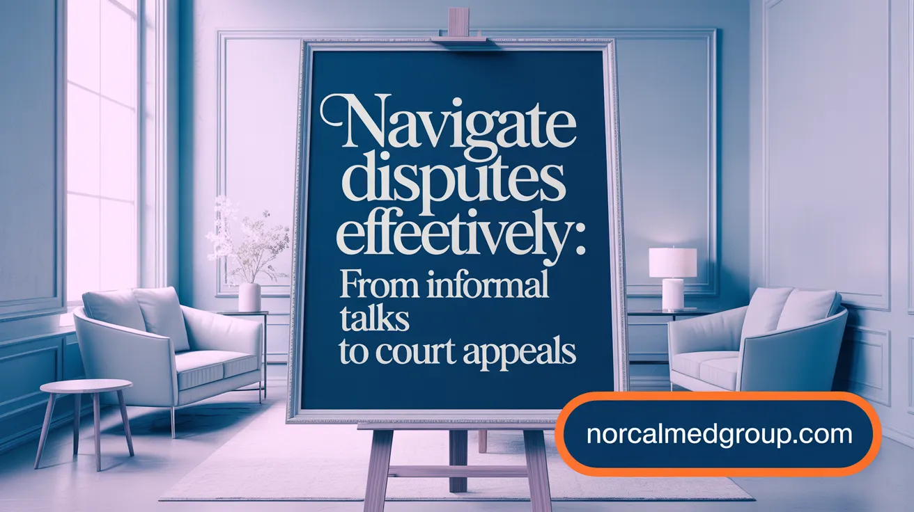 Navigate Disputes Effectively: From Informal Talks to Court Appeals