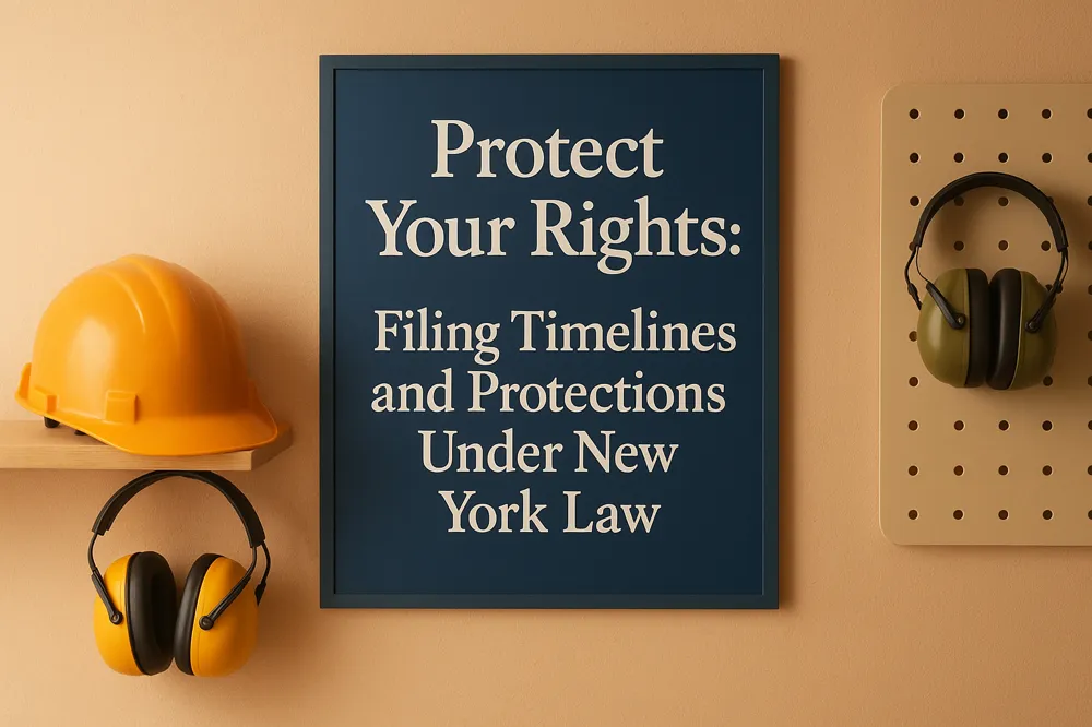Protect Your Rights: Filing Timelines and Protections Under New York Law