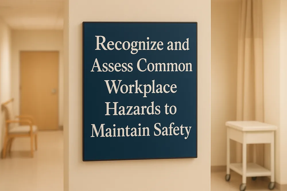 Recognize and Assess Common Workplace Hazards to Maintain Safety