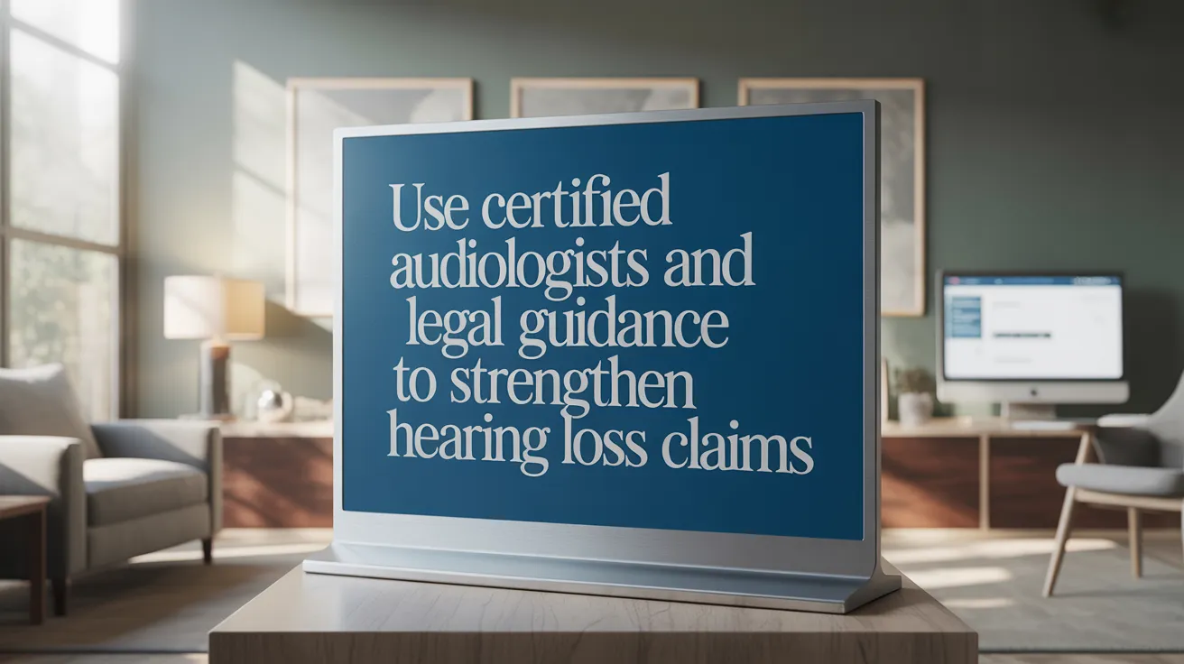 Use Certified Audiologists and Legal Guidance to Strengthen Hearing Loss Claims