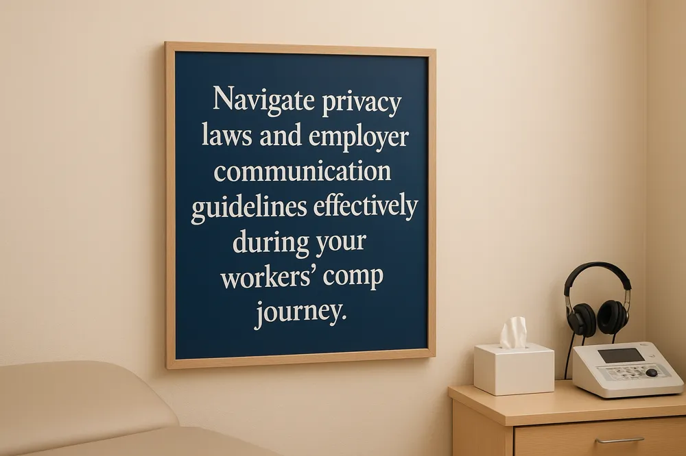 Navigate privacy laws and employer communication guidelines effectively during your workers’ comp journey.