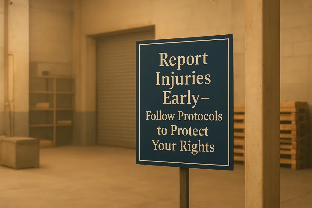 Report Injuries Early—Follow Protocols to Protect Your Rights