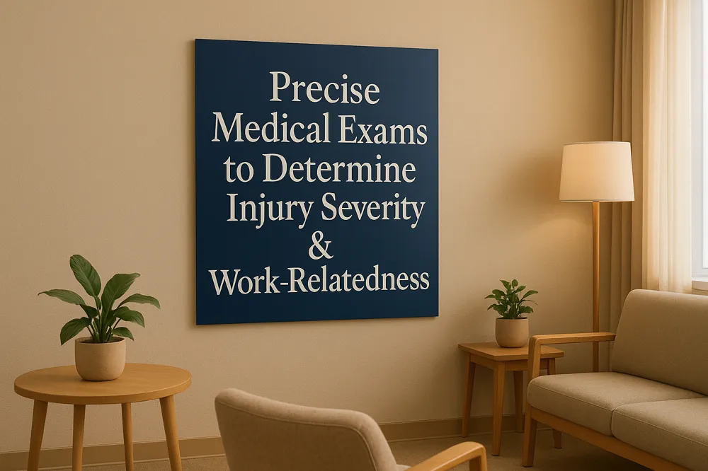 Precise Medical Exams to Determine Injury Severity & Work-Relatedness