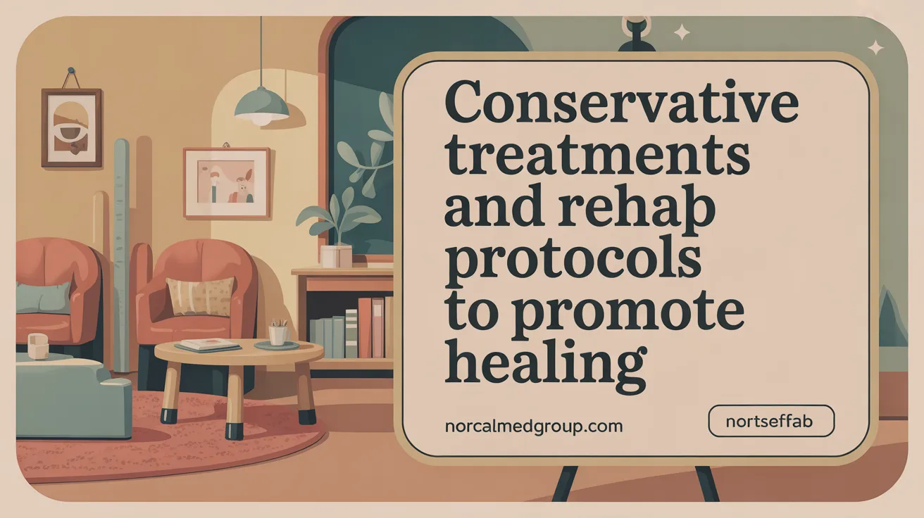 Conservative Treatments and Rehab Protocols to Promote Healing