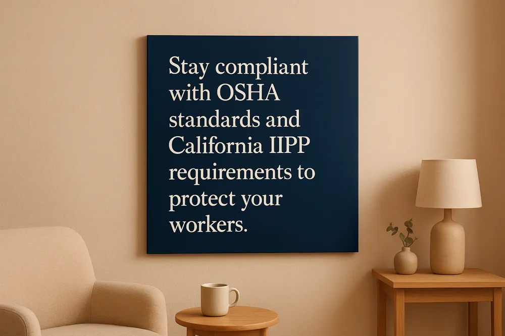 Stay compliant with OSHA standards and California IIPP requirements to protect your workers.