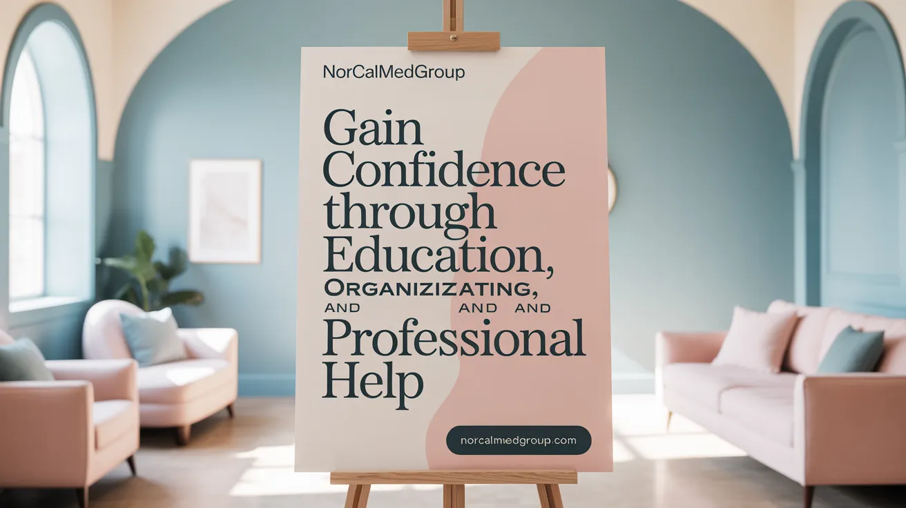 Gain Confidence through Education, Organization, and Professional Help