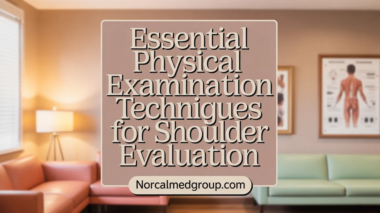 Essential Physical Examination Techniques for Shoulder Evaluation