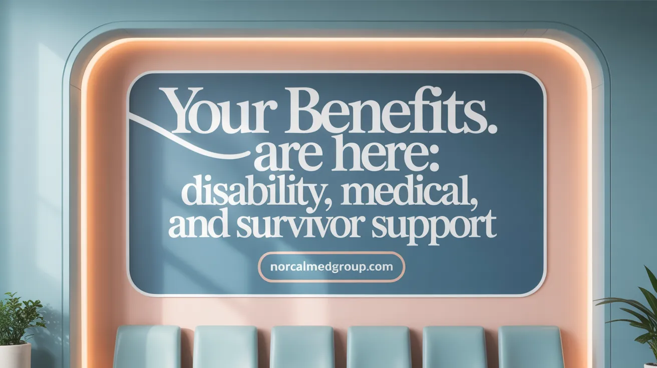Your Benefits Are Here: Disability, Medical, and Survivor Support