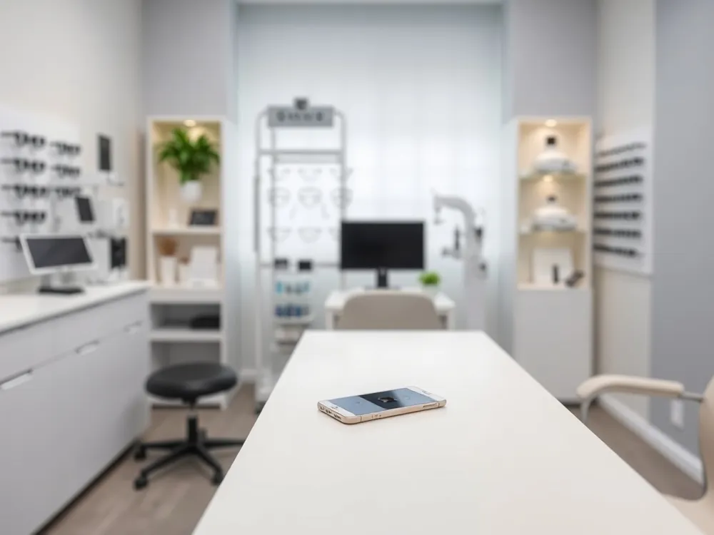 Apple's Screen Distance feature uses the TrueDepth camera to alert users who hold their device too close, and prescription ZEISS inserts enable Vision Pro use for glasses wearers.