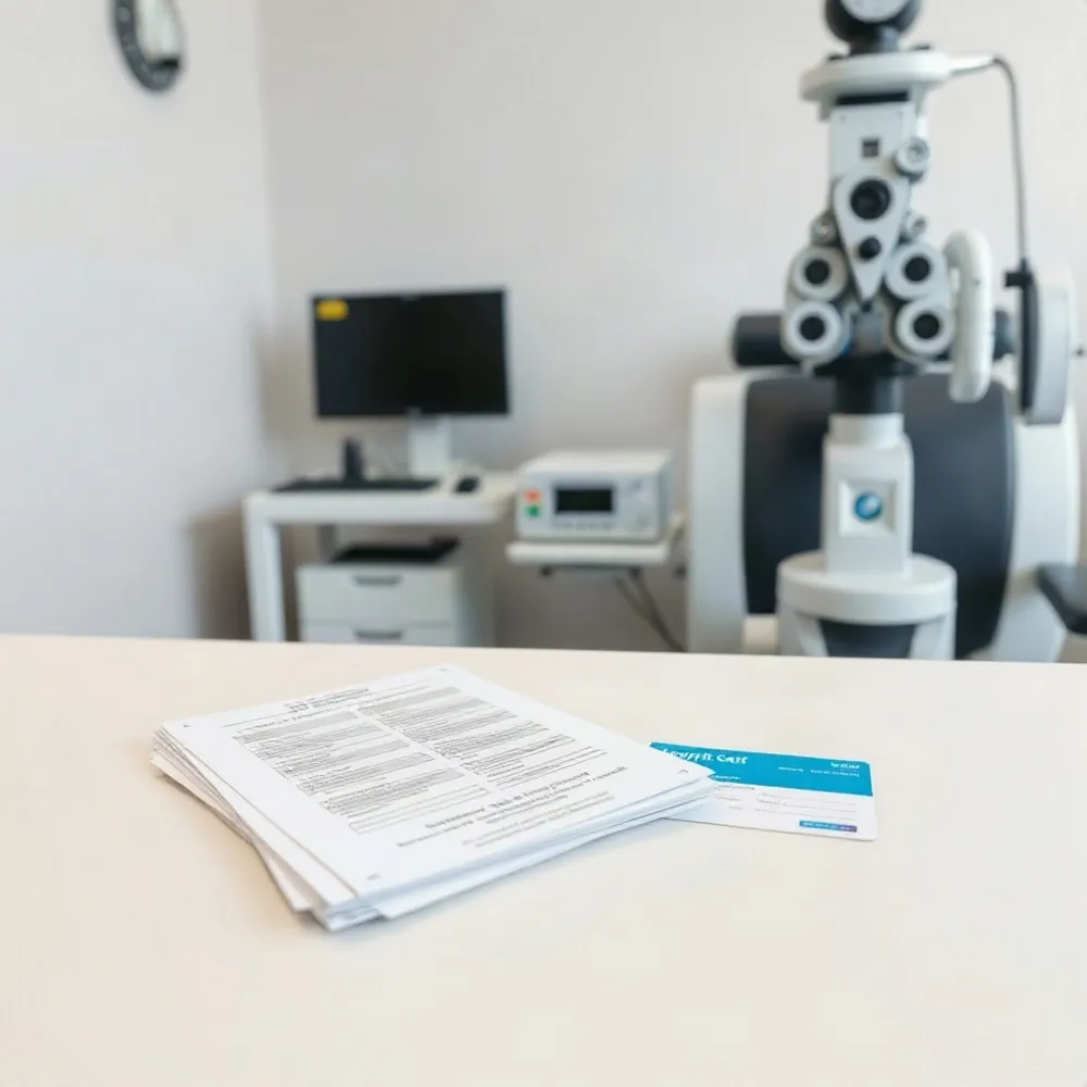 Preparing health records and checking insurance details can help patients plan for an eye exam.