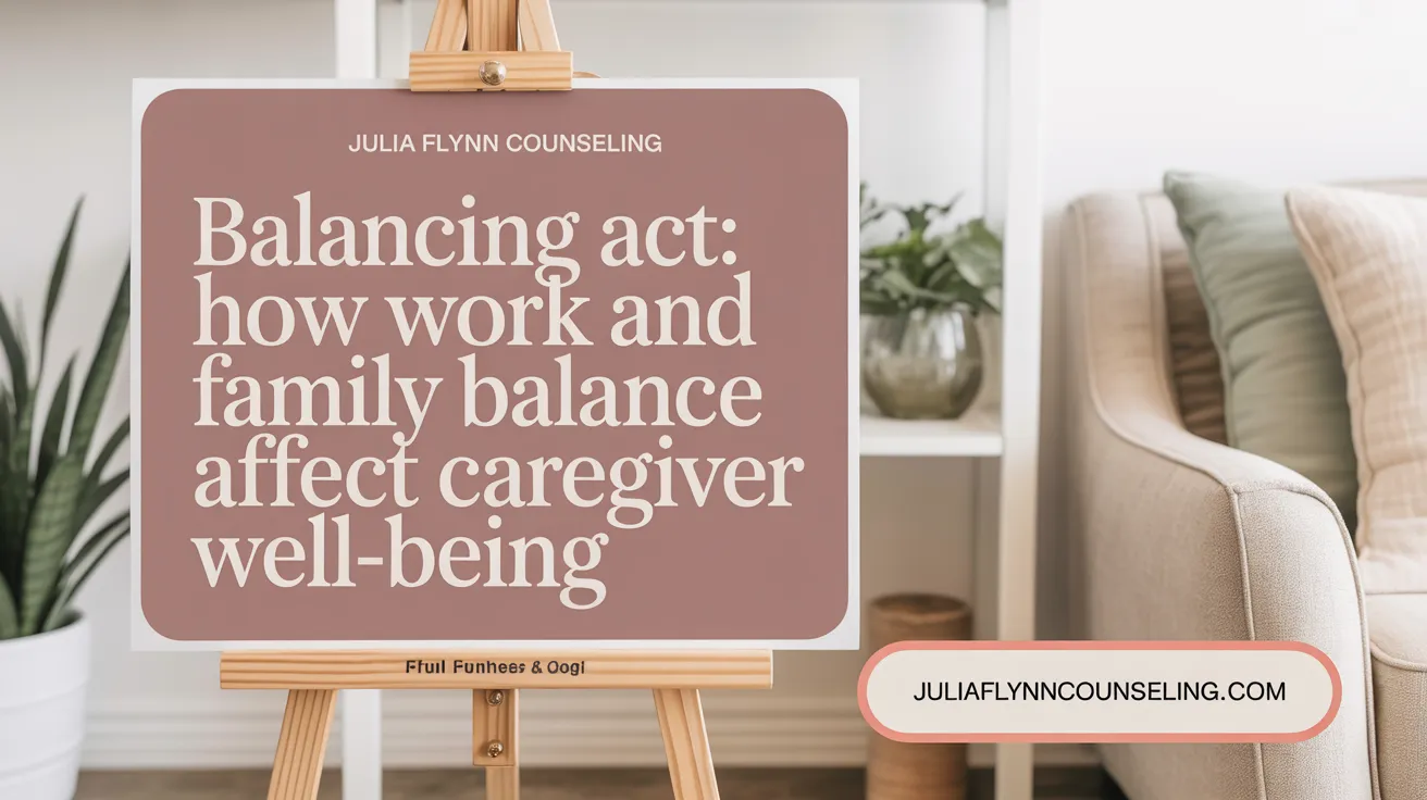 Balancing Act: How Work and Family Balance Affect Caregiver Well-being